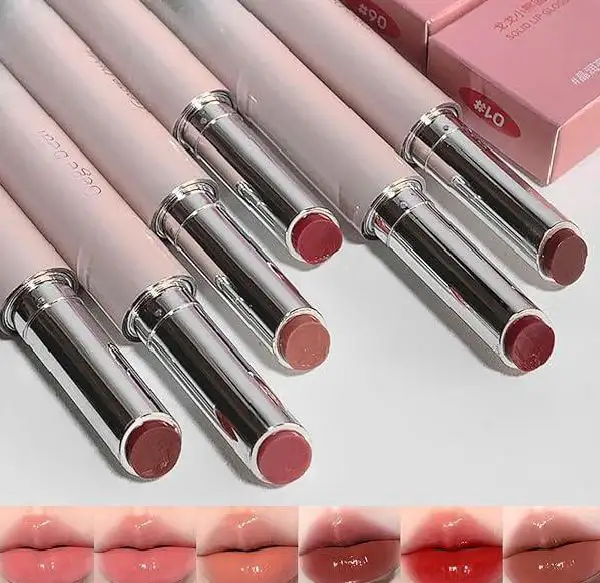 High pigment Lipstick set 2 pcs Red pink Shade.