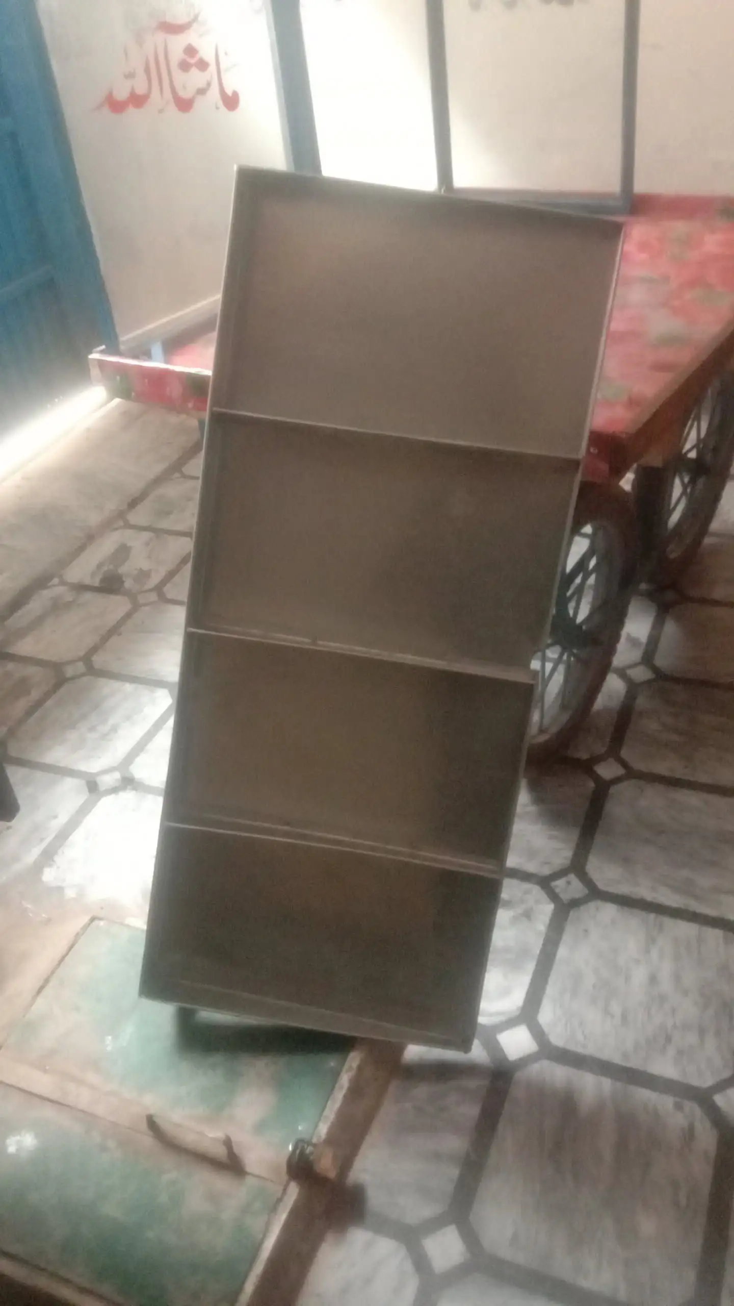 Fast food display setup