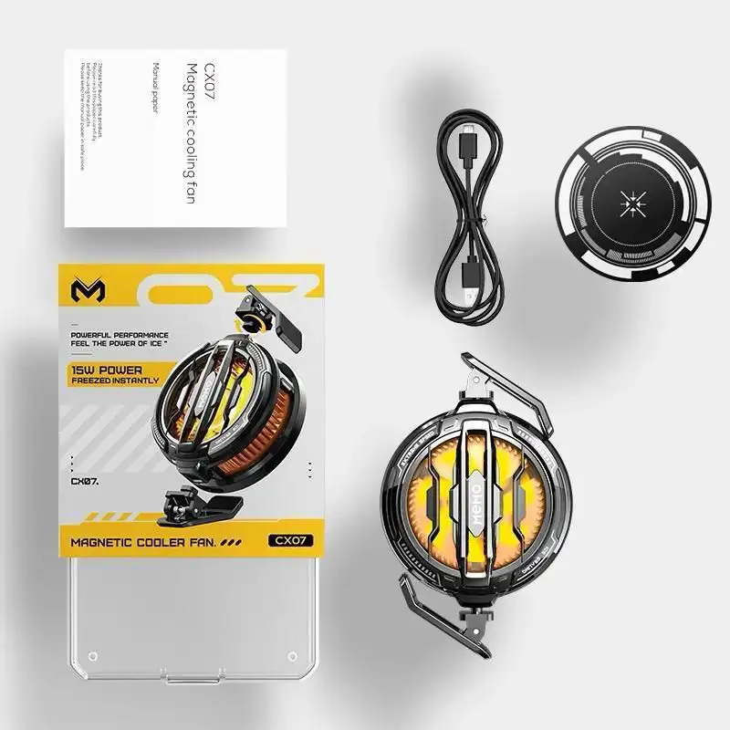 Mobile Phone Cooler Ice Cooling Radiator Fan for Gaming (PUBG / Free Fire)