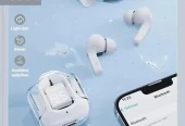 Stylish Clear Case Bluetooth Earbuds with ANC