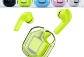 Stylish Clear Case Bluetooth Earbuds with ANC