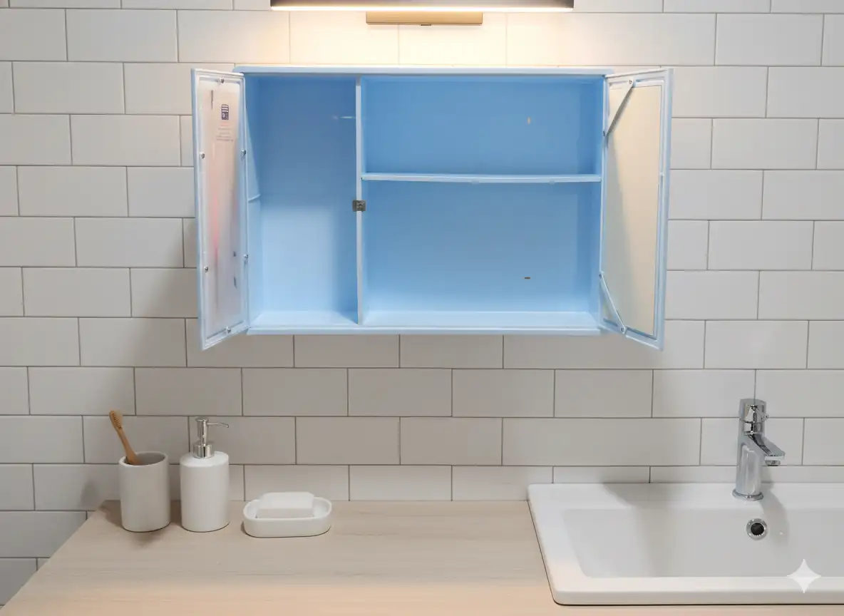 Bathroom wall mount cabinet