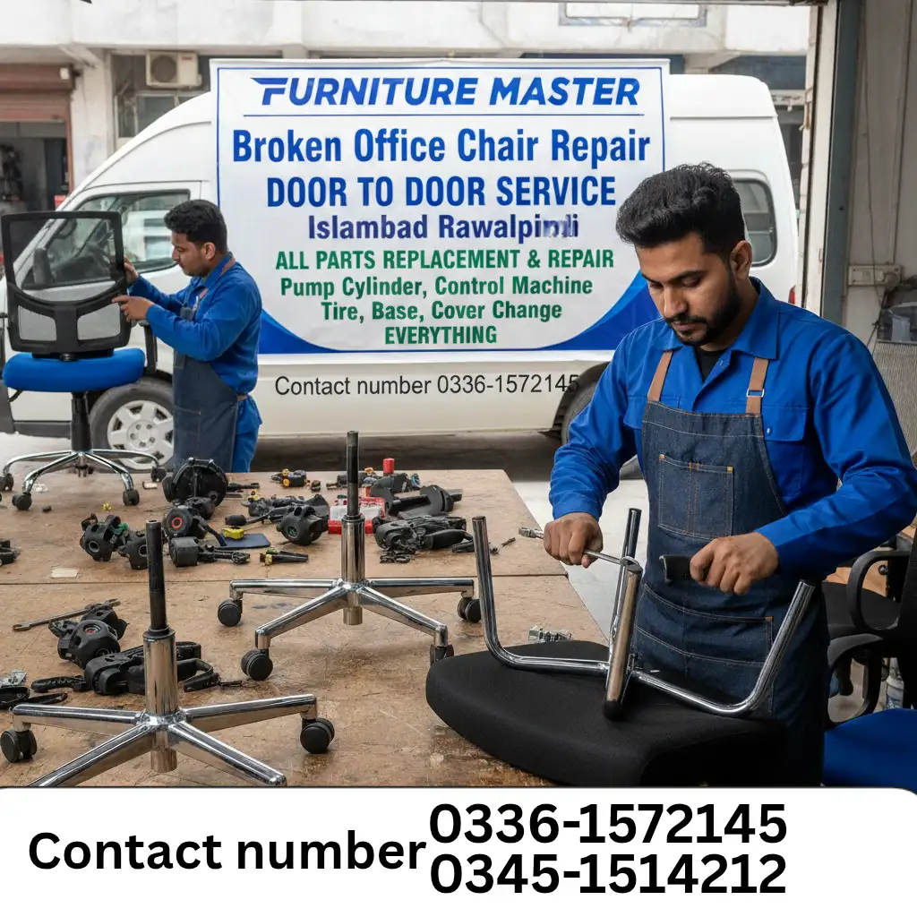 Office chair repair Islamabad Rawalpindi door to door service 03361572145