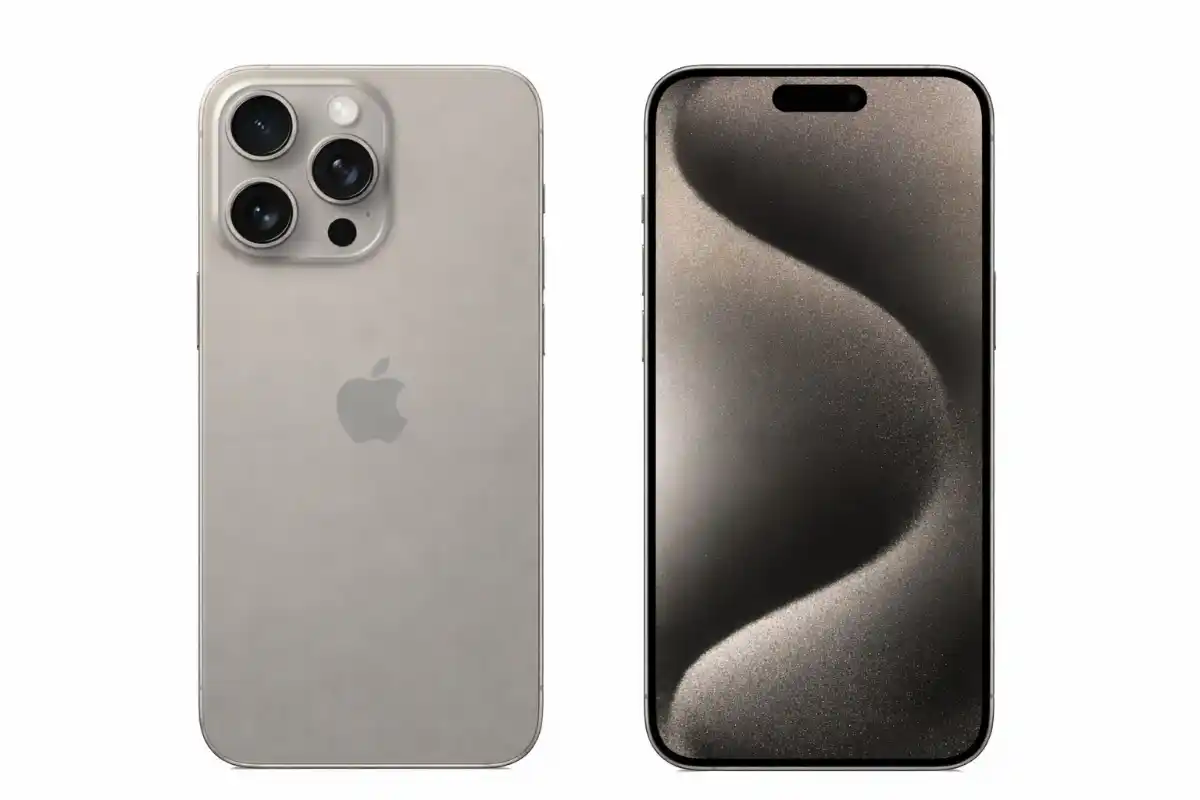 Aluminium alloy prop silver phone iPhone 15 from Max