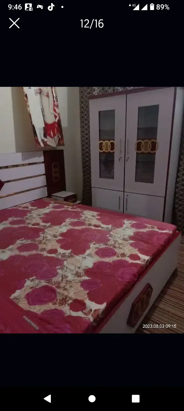 New n stylish bedroom set 4 pec