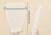 Heat proof Tefion iron Cover White 23-15.5cm
