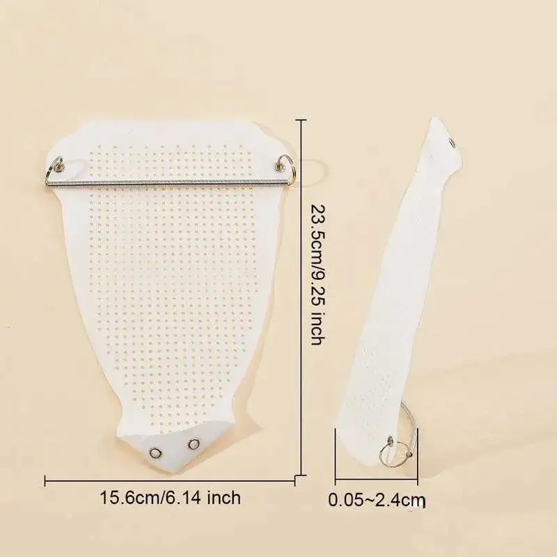 Heat proof Tefion iron Cover White 23-15.5cm