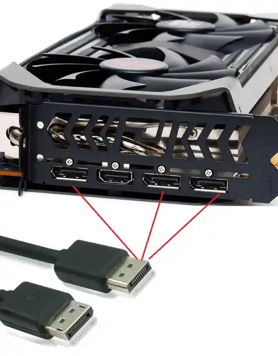 Dell Displayport Monitor Cable DP to DP Male