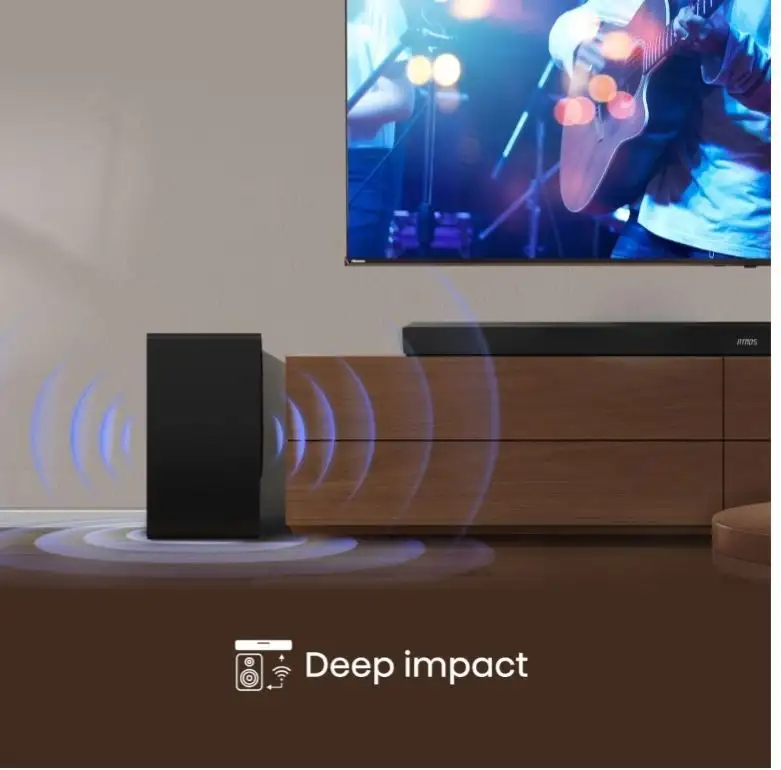 HISENSE AX5100Q 5.1 Wireless Sound Bar|| Dolby Atmos|| DtsX ||580 Watt