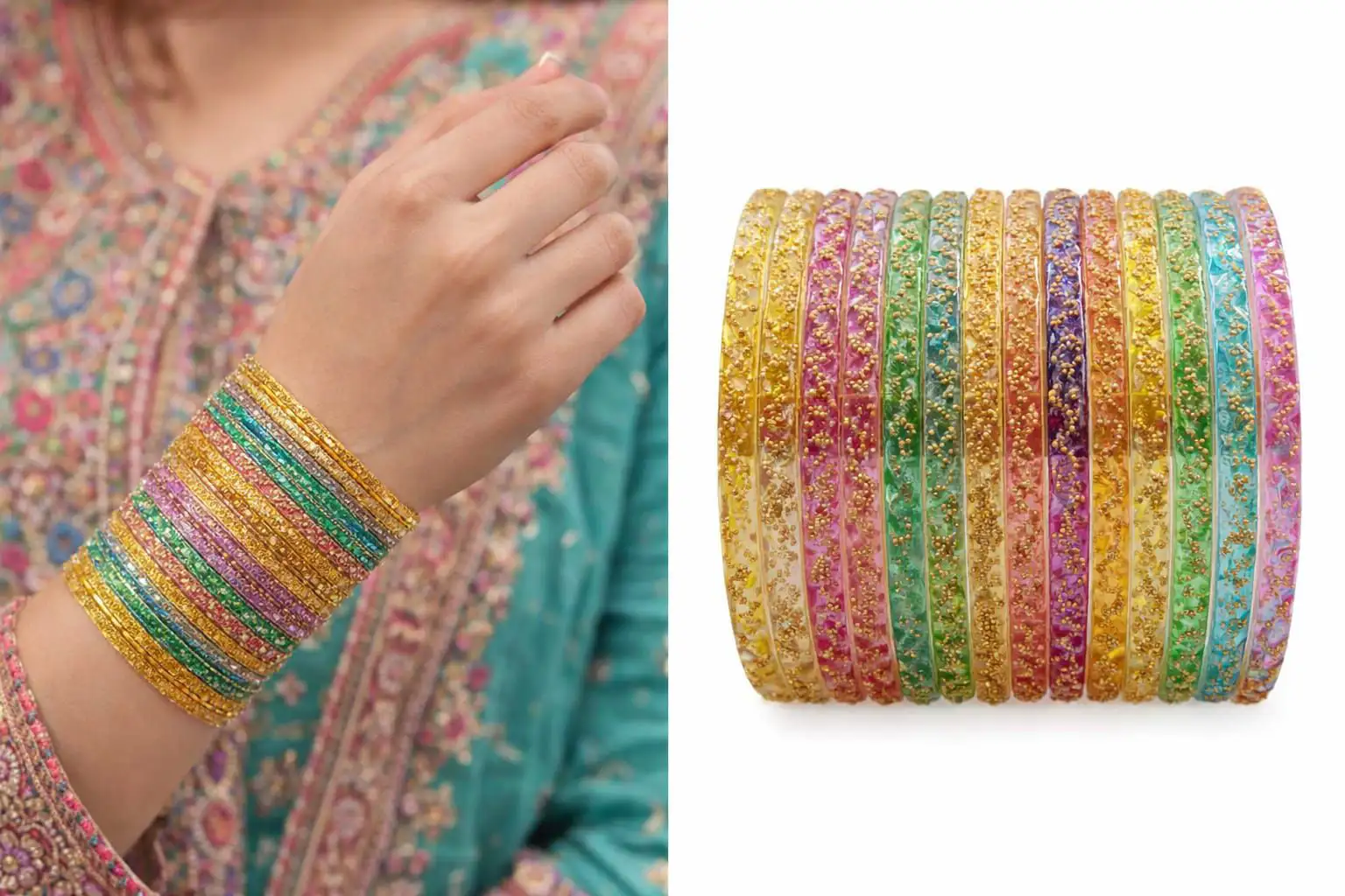Kashmiri bangles 2 set