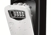 Heavy-Duty Alloy Combination Lock Box with 4-Digit Resettable Code, Weatherproof Key Safe