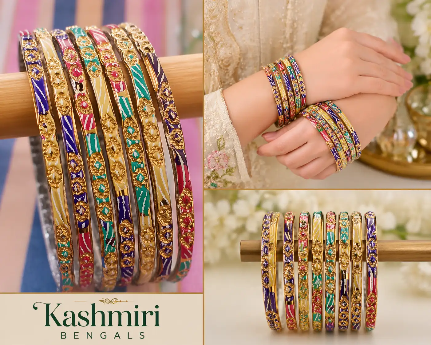Kashmiri bangles 2 set