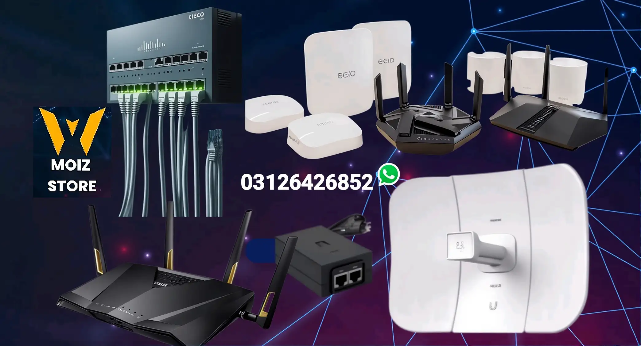 D Link DiR 3900 AC2600 WiFi Router Dual-band 4Ghz 5Ghz