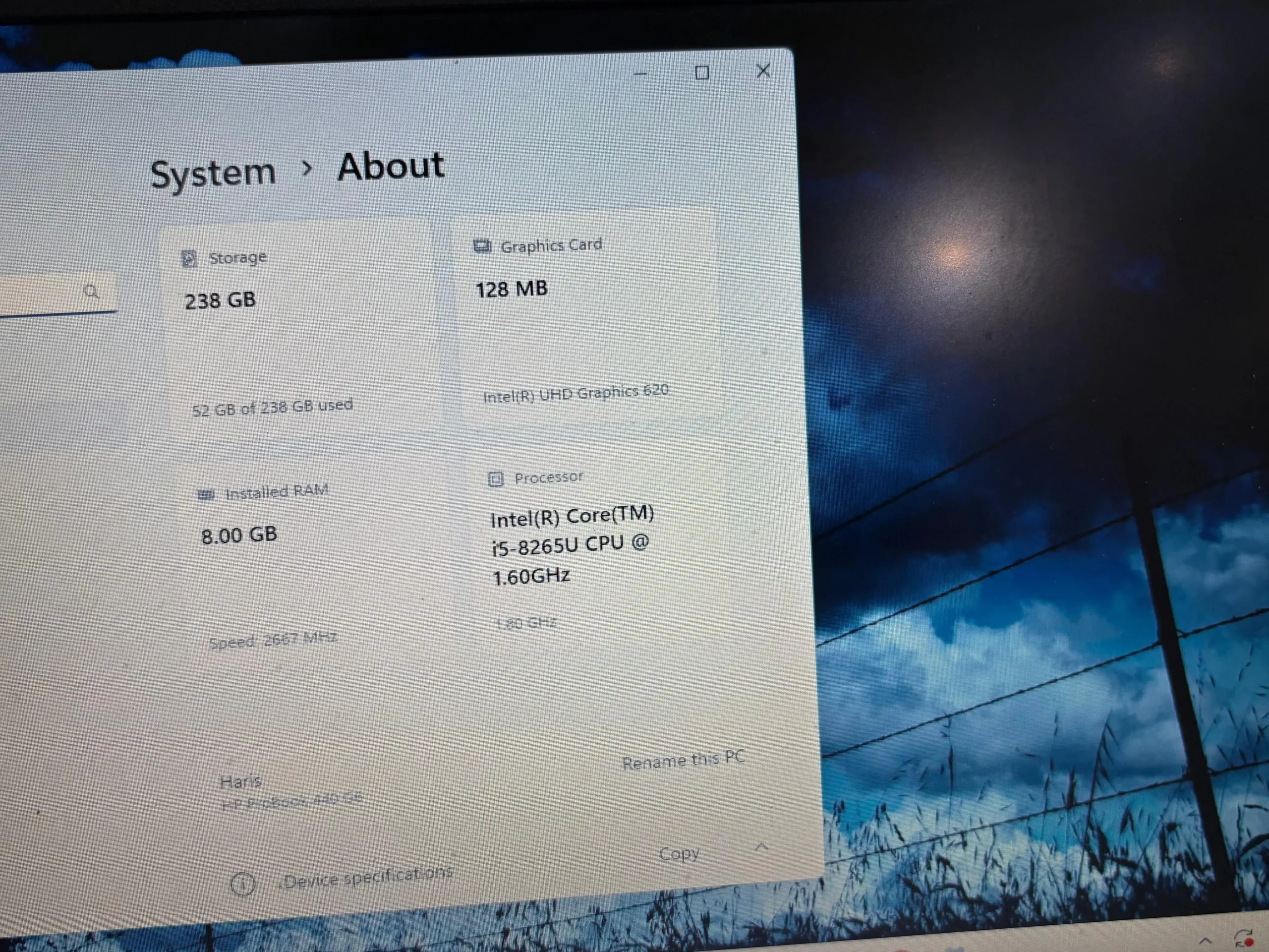 HP ProBook 440 G6 – Fast & Reliable | Core i5 8th Gen | SSD