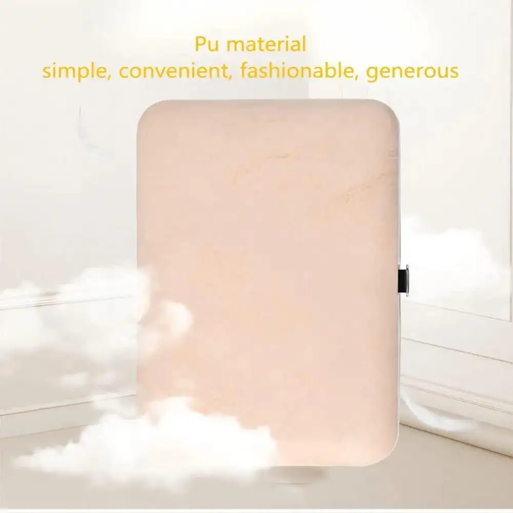 Beige Travel Manicure kit with 12 tools.