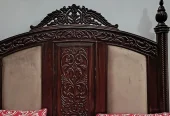 Solid wood bed with Ortho matrix