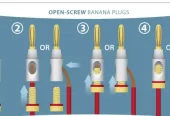 Banana Plugs high quality Gold Plated long term solution speaker and amplifier