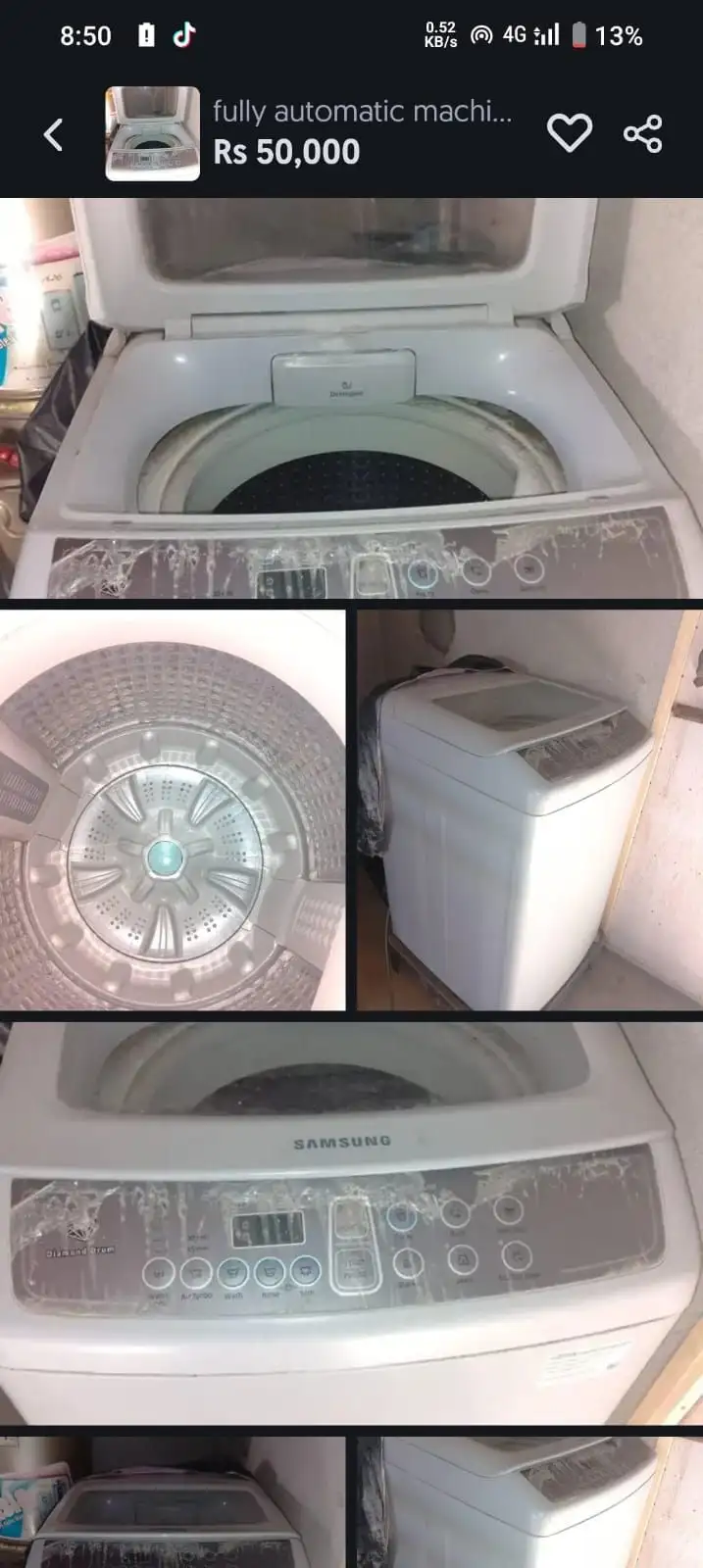 Samsung 7kg fully automatic machine