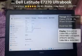 💻 Dell Latitude E7270 Ultrabook | 16GB RAM | 512GB M2 SSD 🚀