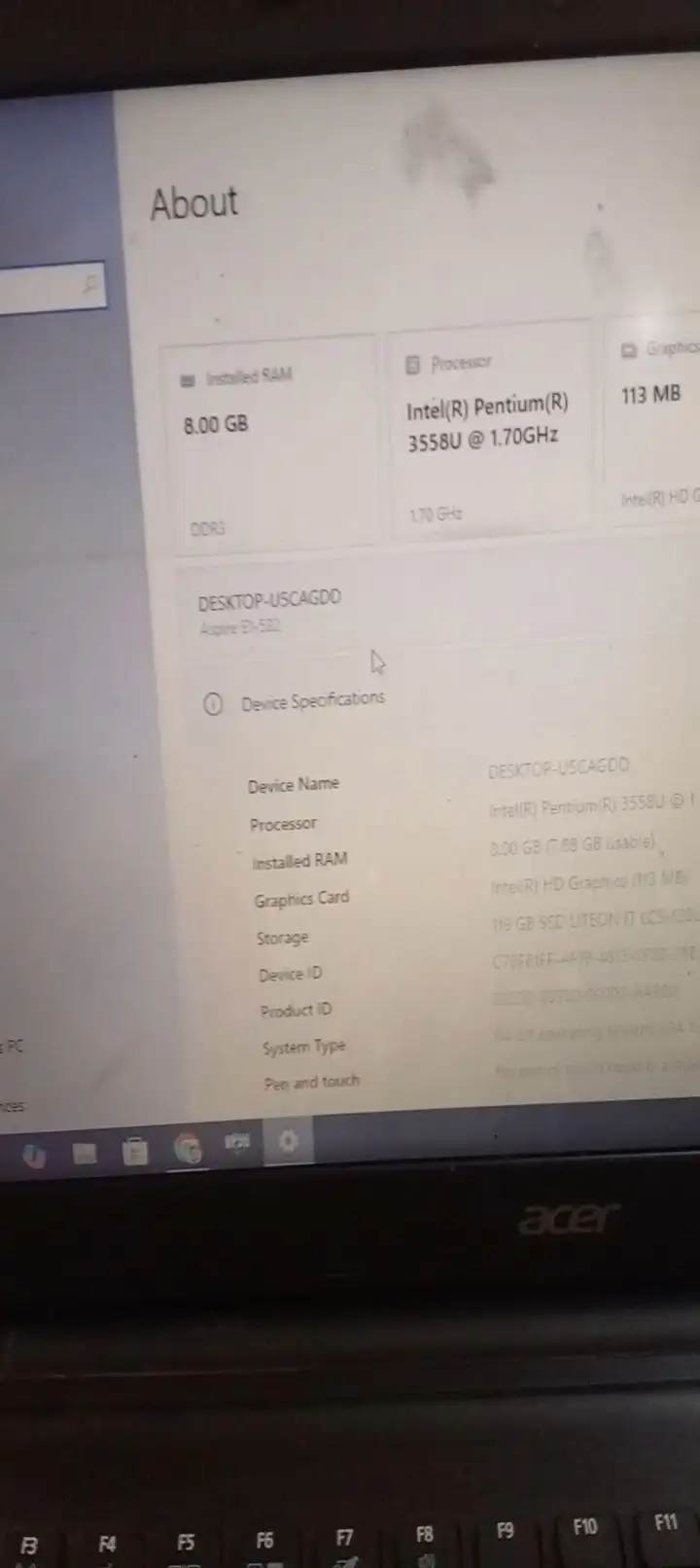 Acer Laptop