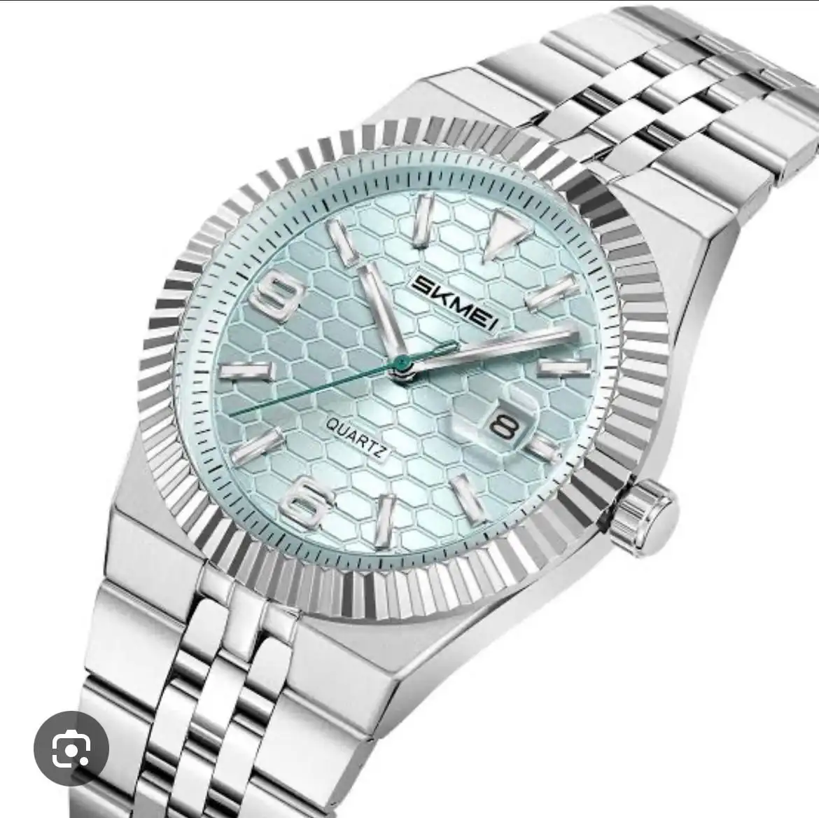 SKMEI ORIGINAL GENTS WATCH | MODEL# 2656 | STEEL CHAIN | DATE WORKING | WEIGHT 110 GRAM |