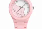 Pink Analog Watch for Women cute dial