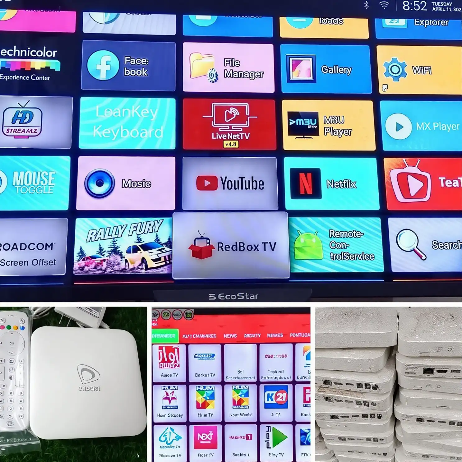 Android Tv box Remote control All series available
