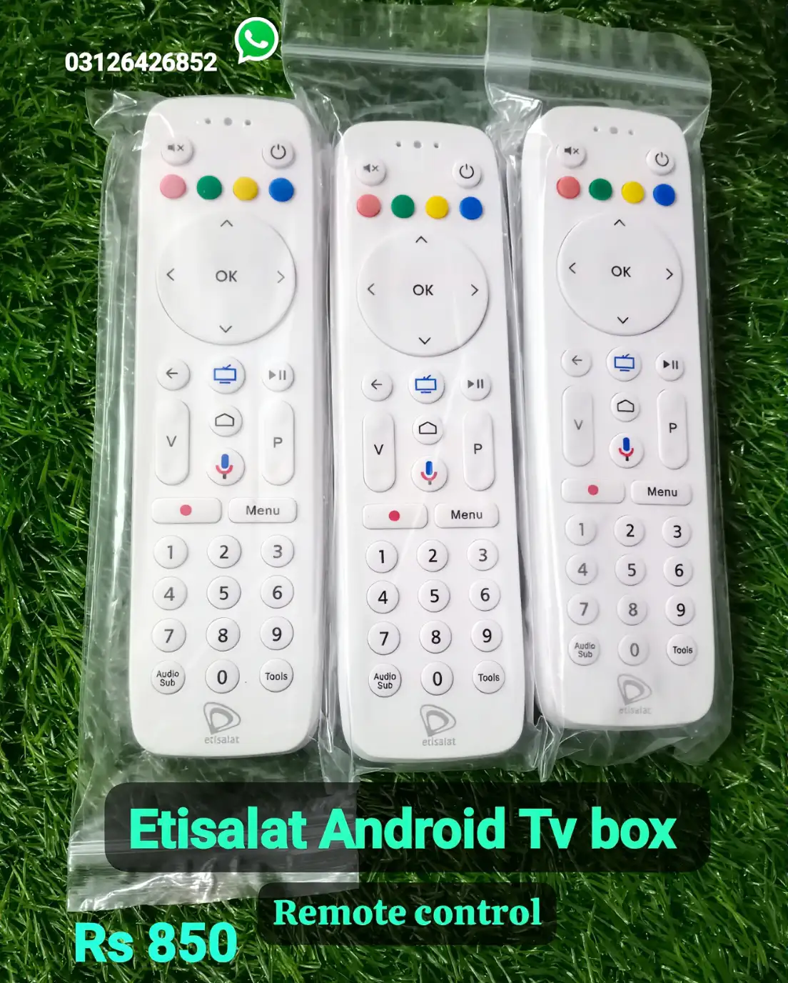 Etisalat Android Tv box Remote control