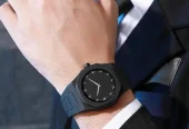 Black Arabic Aluminium Analog Watch for men’s