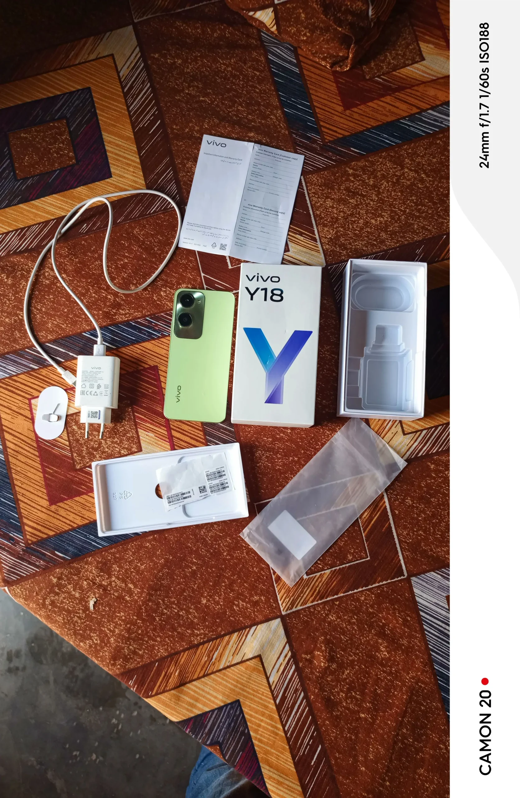 Vivo Y18 for sale 4 4GB 128GB with all complete Box 0328-6498423