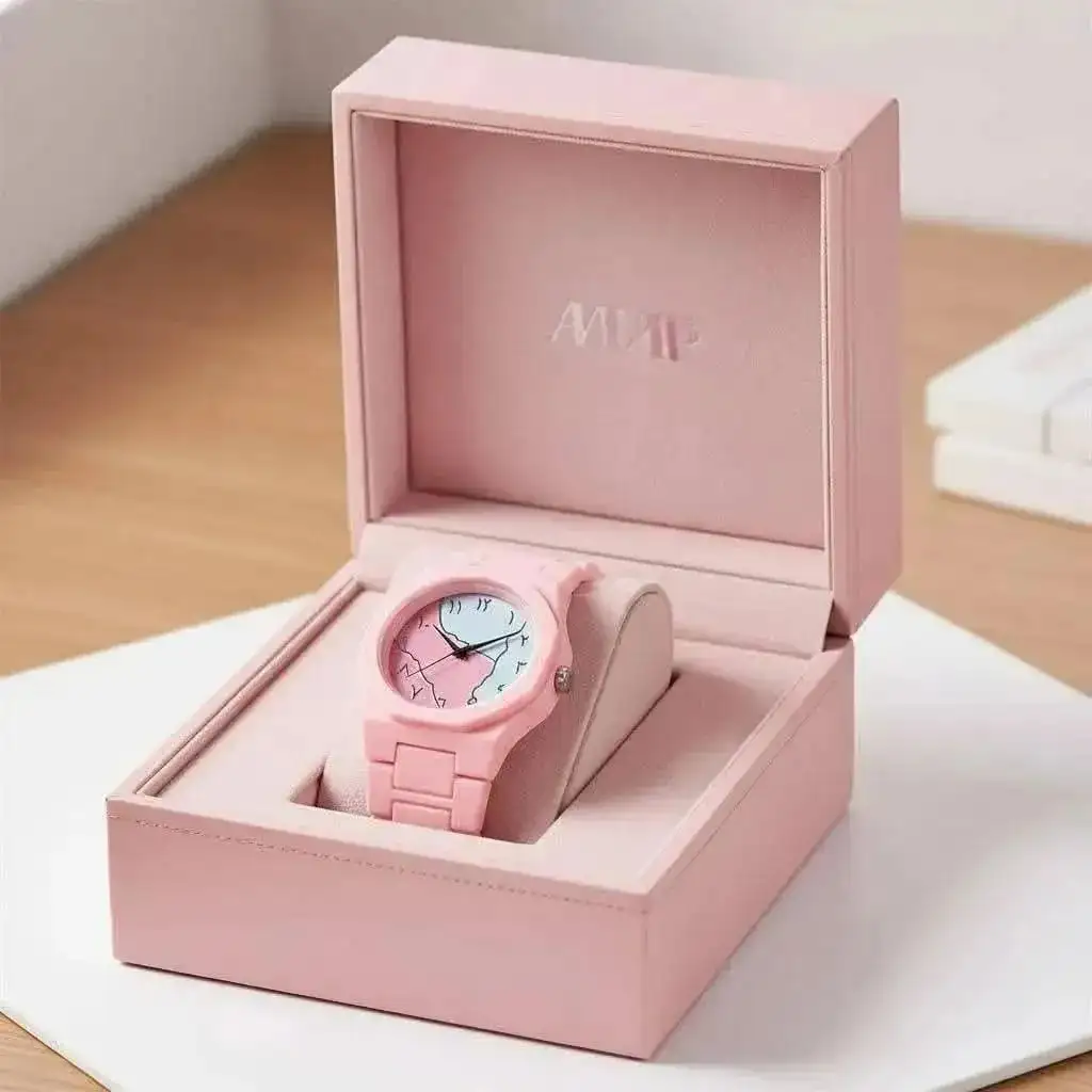 Pink Analog Watch for Women cute dial
