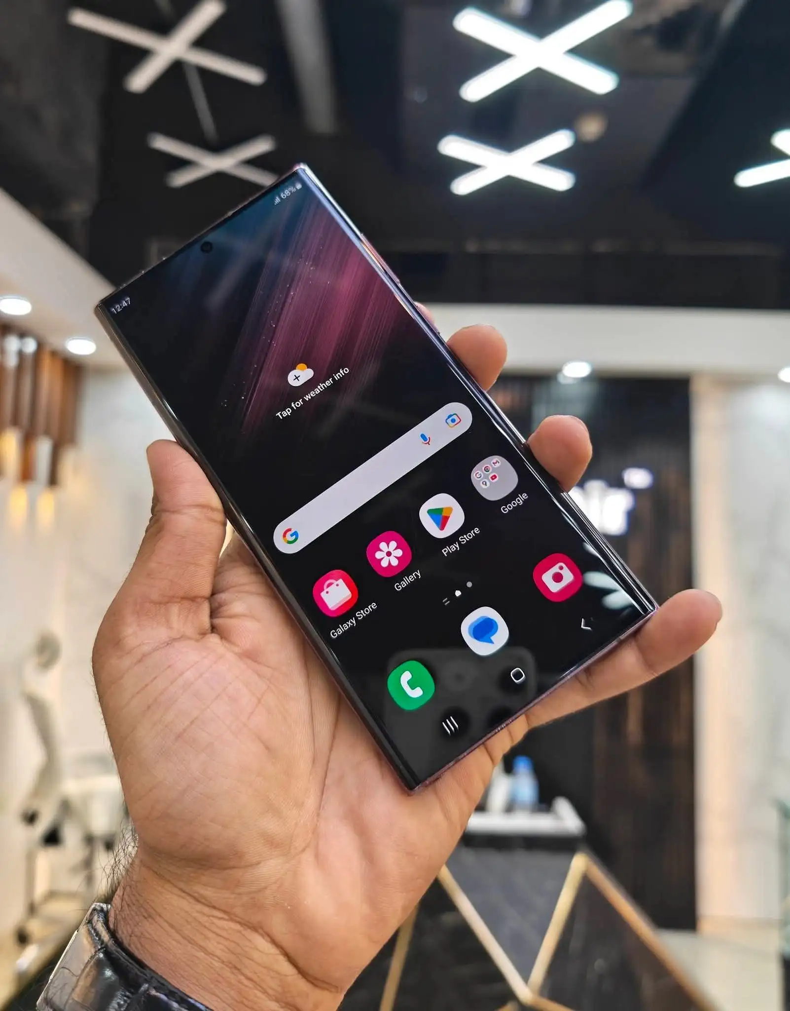 Samsung s22 ultra 5g non pta esim time para ha zong ki sim chal raje ha all ok