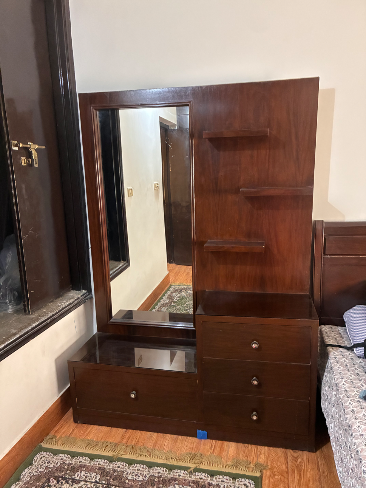 Dressing table/ book case/ media unit wall