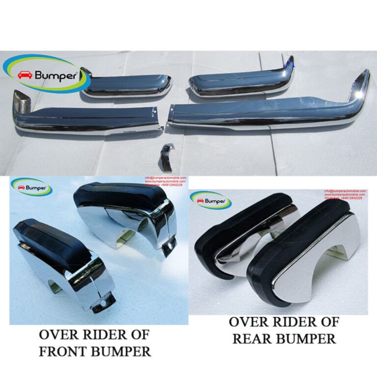 Mercedes Pagode W113 (1963 -1971) bumpers with overriders