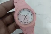 Pink Analog Watch for Women cute dial