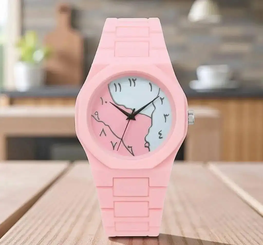 Pink Analog Watch for Women cute dial