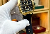 CURREN Origial Chronograph Watch | New Model | Rubber Strap |