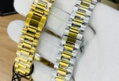 Reward Original Men’s Watch | Day Date Working | Stainless Steel Chain | Water Resistant |