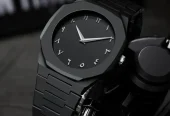 Black Arabic Aluminium Analog Watch for men’s