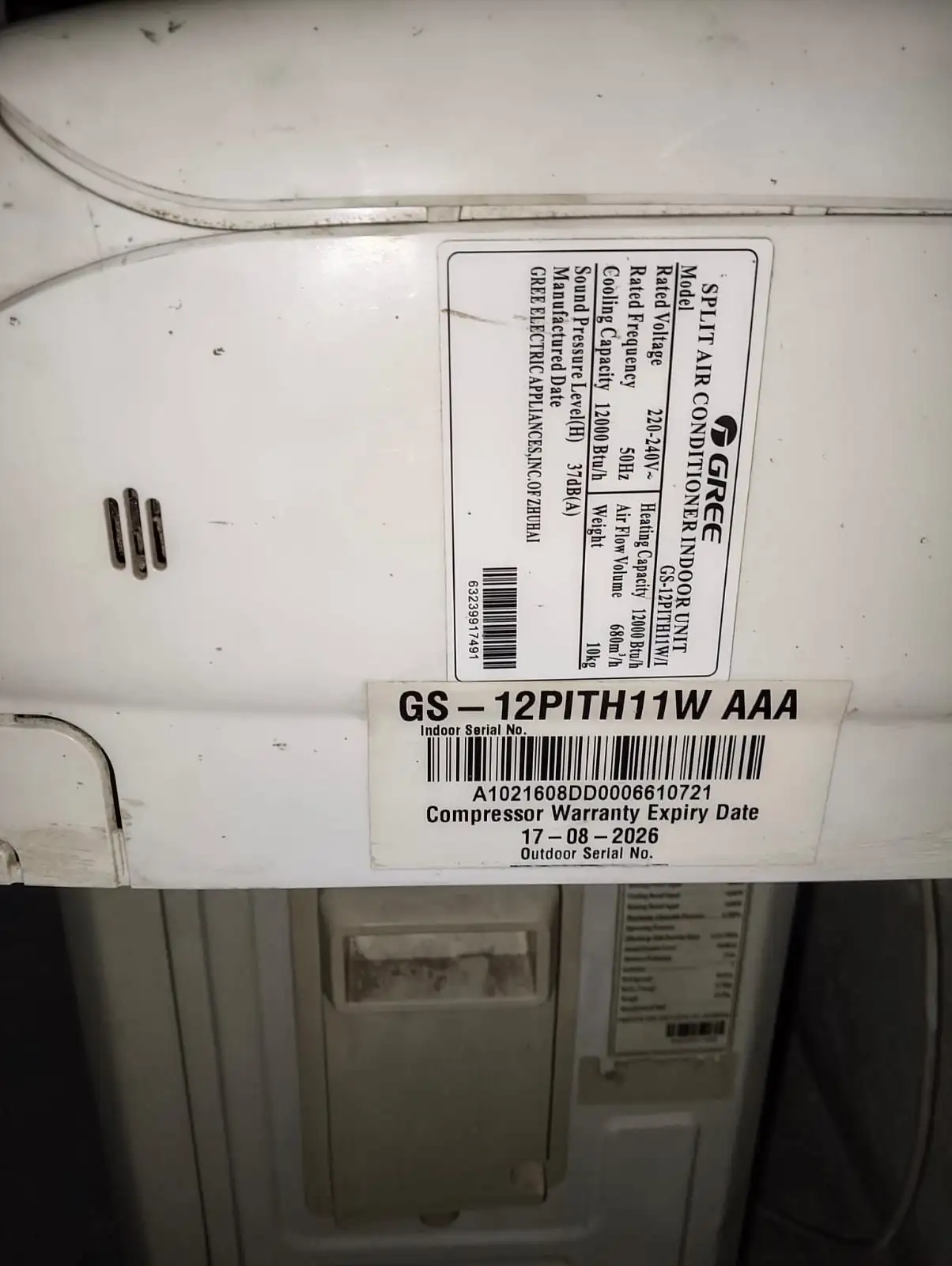 1 ton gree inverter ac for sale