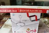Brand New Muzaffar Electric Ceiling Fan 56″ (Cream Color) – Unopened Box
