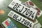 Car & Bike Embossed Replica Number Plate