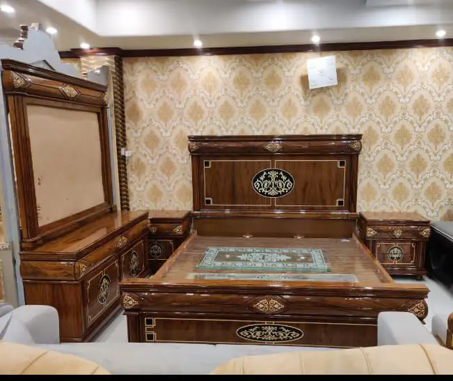 Double bed set, sheesham wood bed set,king size bed set, furniture