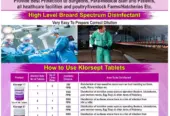 Disinfectant tablets available