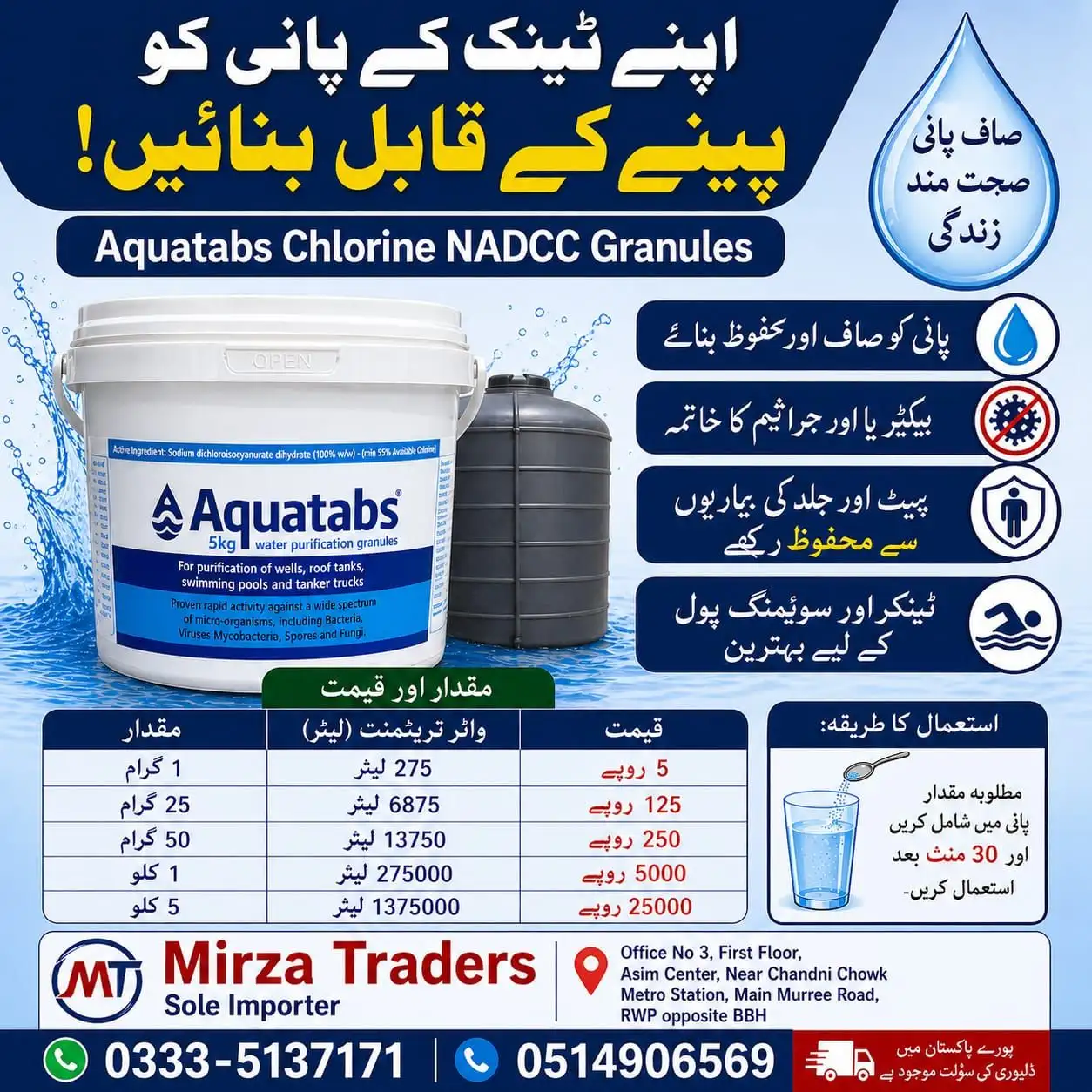 Water purification tablets