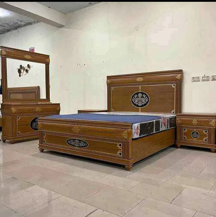 Double bed set, sheesham wood bed set,king size bed set, furniture