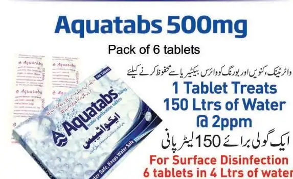 Keep your water clean with aquatabs water purification tablets