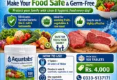 Clean your fruit and vegetables with aquatabs food safe