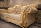 Royal Golden XL 5 Seater Sofa Set with Premium Manufacturing