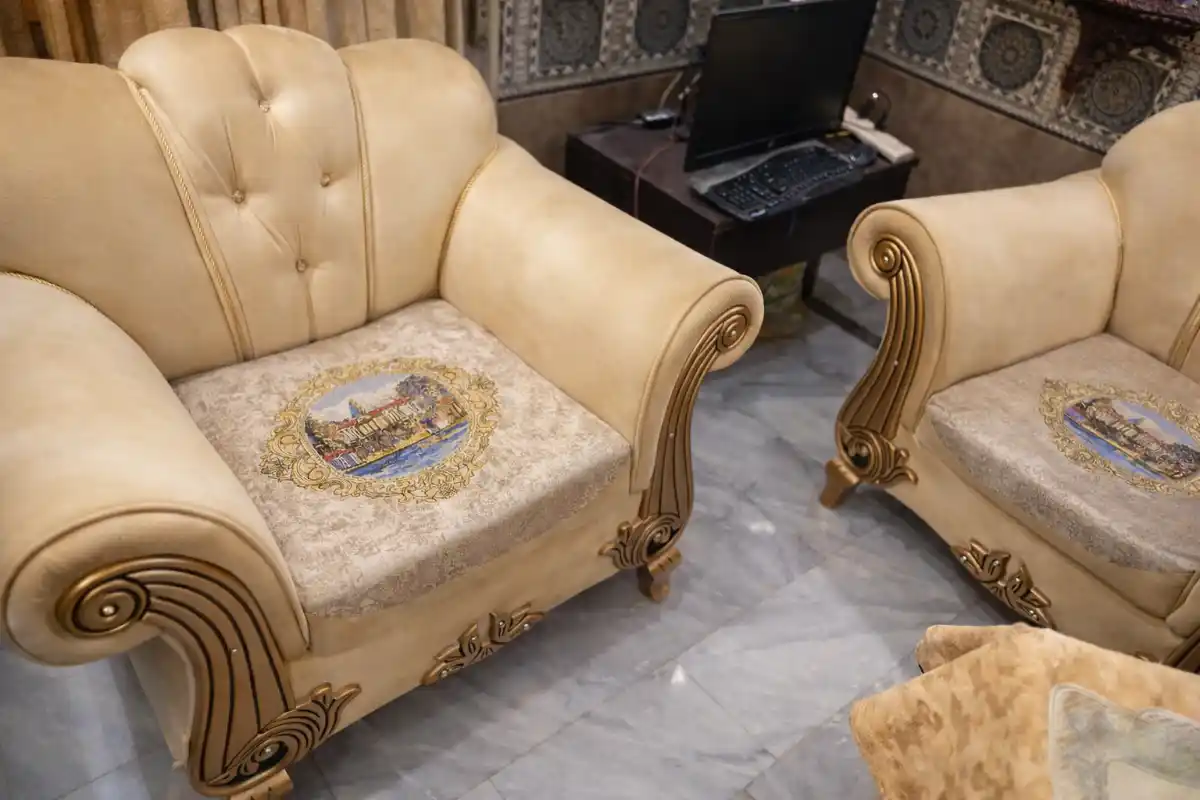 Royal Golden XL 5 Seater Sofa Set with Premium Manufacturing